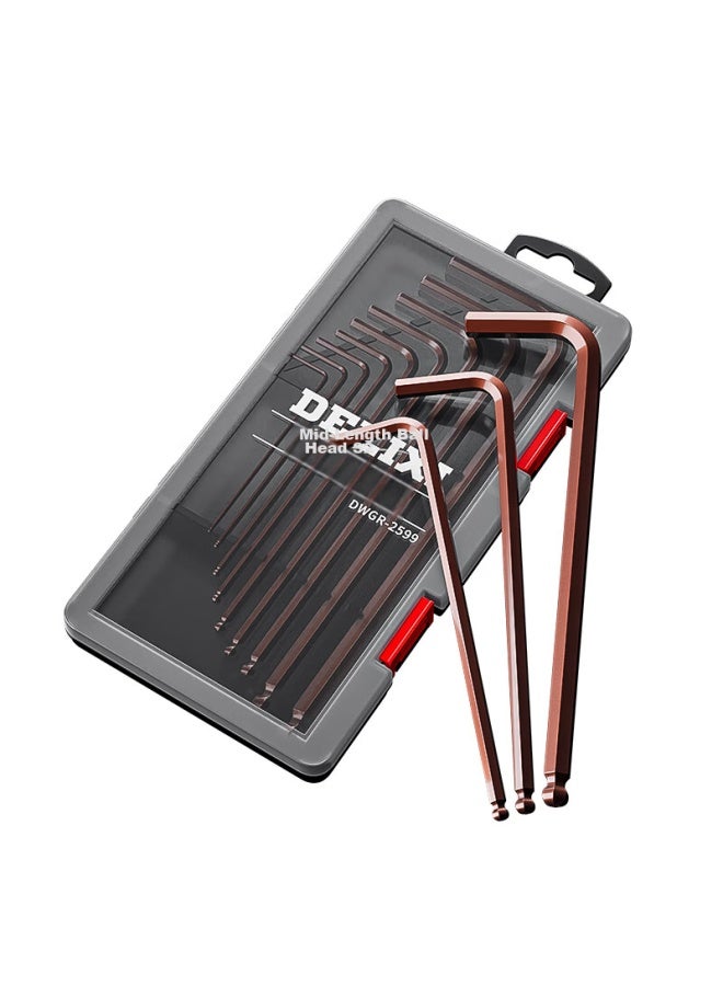 Delixi Hexagonal Wrench Set, Universal Hex Screwdriver, Internal Hexagon, Extended Automatic Tool, Hexagonal - Image 5