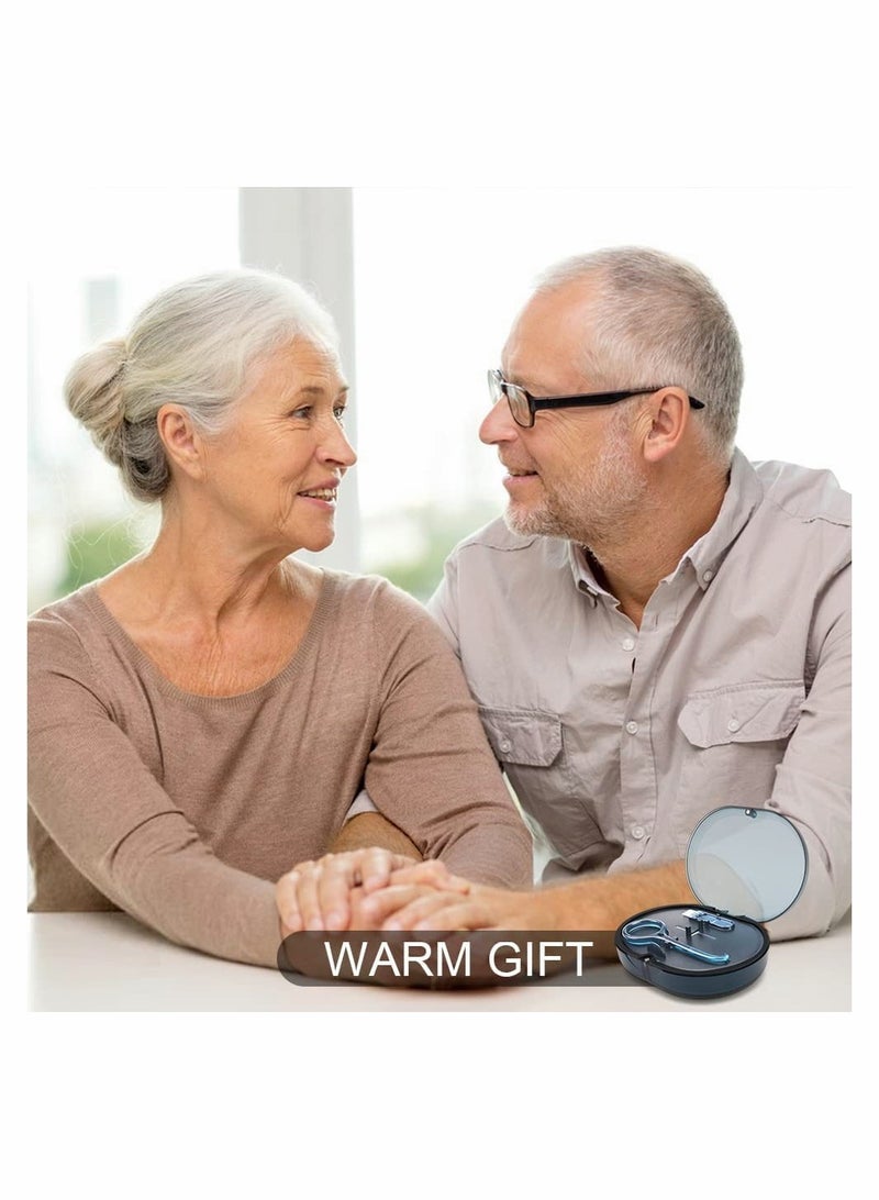 Portable Denture Storage Case with Cleaner Brush Travel Friendly Dental Container for Retainers and False Teeth - Image 4