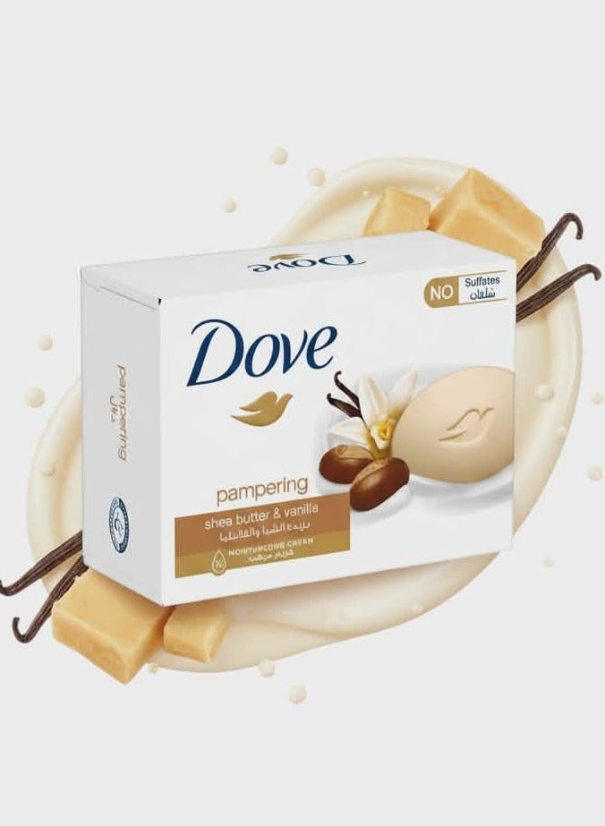 دوف صابون دوف المرطب بزبدة الشيا والفانيليا - 90 جم - Image 1