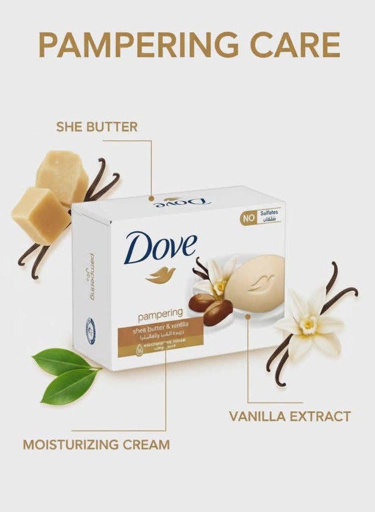 دوف صابون دوف المرطب بزبدة الشيا والفانيليا - 90 جم - Image 2