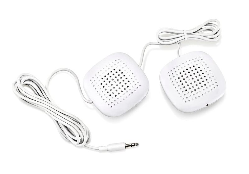 Sound Oasis Sleep Therapy Pillow, 2 Hi-Fidelity, Ultra-Thin Stereo Speakers, Vol. Control, Connect to Sound Source, Fall Asleep Wake Up Refreshed, Sleep, Relax, Manage Tinnitus, Comfortable & Soft. - Image 4