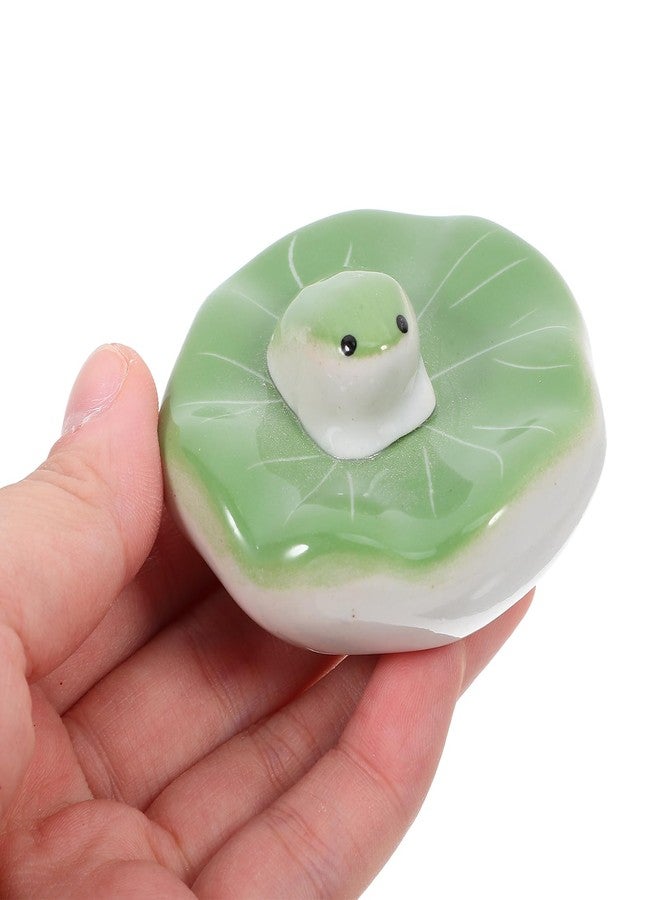 ياردوي تمثال سمكة عائم من السيراميك من ياردوي، ديكور لحوض السمك، زينة حيوانية عائمة مبتكرة لحوض السمك، ديكور لحديقة أو بركة - Image 4