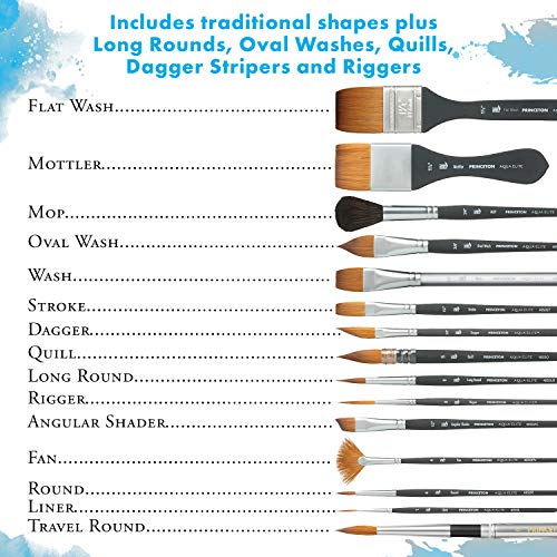 Princeton Aqua Elite Paintbrush, Size 10, Matte Black - Image 5