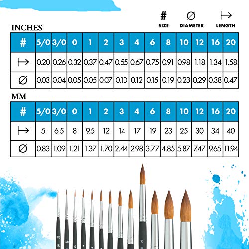Princeton Aqua Elite Paintbrush, Size 10, Matte Black - Image 3