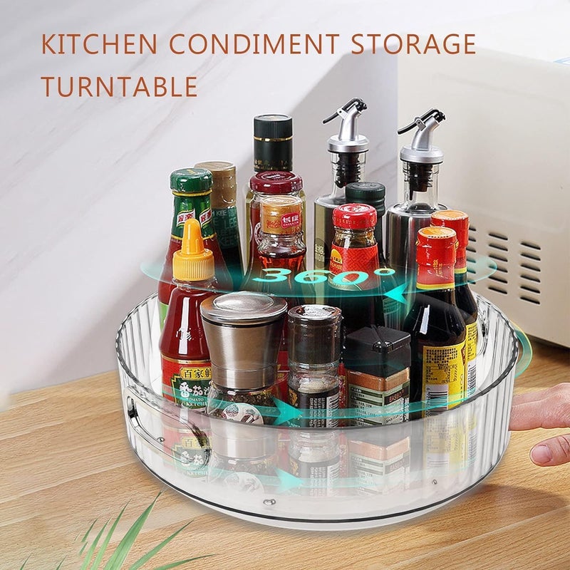 Seadra Plastic Storage Basket Open Storage Bin Organizer for Kitchenmu Bedroom Under Sink Bathroom OrganizerRotating Multicolor - Image 5