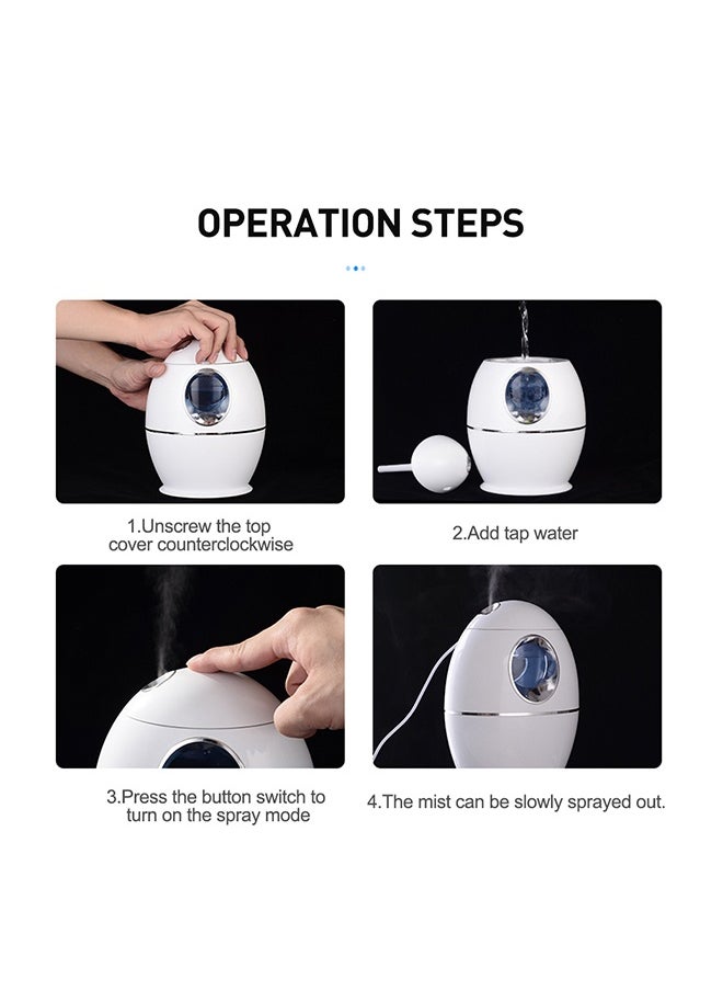 Generic Mini Humidifier & Air Purifier - 300ml Cool Mist Humidifier with 7-Color Atmosphere Lights, Auto Shut-Off & Quiet Operation - Portable for Bedroom, Office & Travel  - Image 2