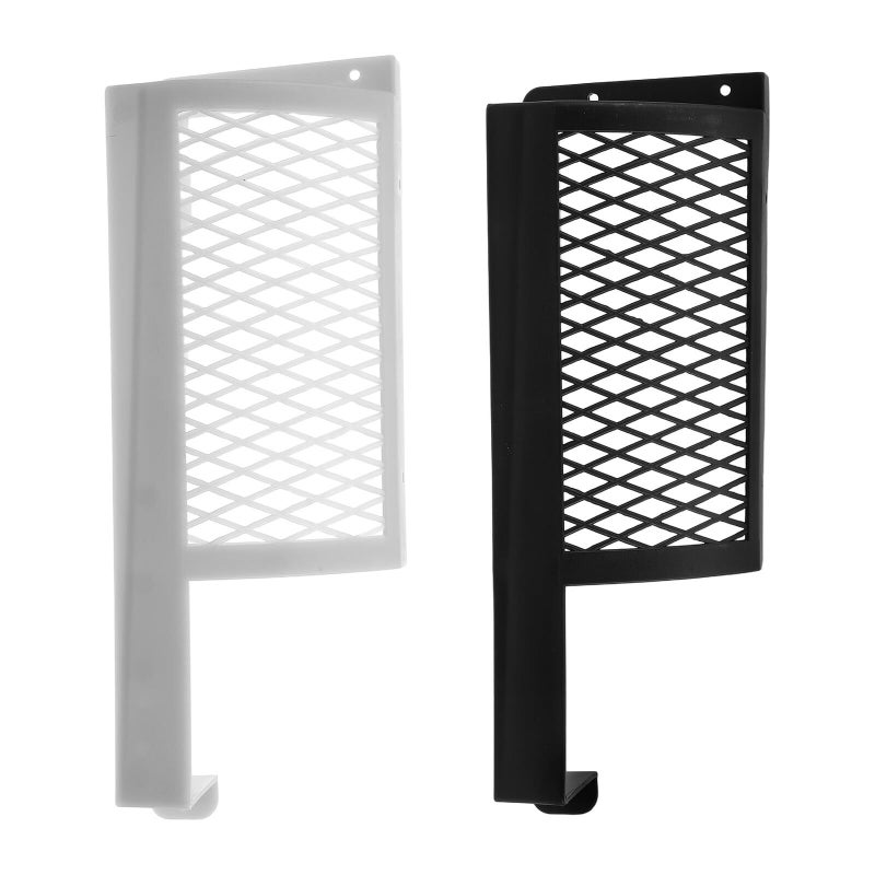 2pcs Black Gray Foosball Table Ball Holder Box Plastic Frame Mesh Net Easy Storage Replacement Parts - Image 2