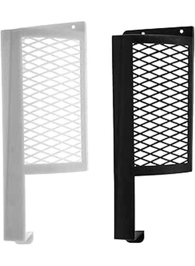 2pcs Black Gray Foosball Table Ball Holder Box Plastic Frame Mesh Net Easy Storage Replacement Parts - Image 1