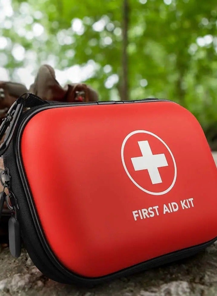 90 Pcs First Aid Kit + Survival kit for Treat, Protect Minor Cuts, Scrapes. Home, Office, Car, School, Business, Travel, Emergency, Survival, Hunting, Outdoor, Camping & Sport - Image 4