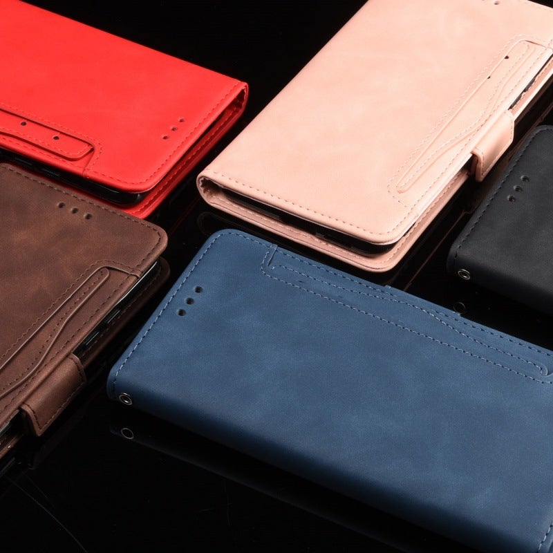 غطاء واقي لـ باللون أحمر مغناطيسي Redmi Note 14 مع حامل بطاقات ومغناطيس قوي مع مقاوم للصدمات مع مقاوم للخدش مع حماية من السقوط للعائلة أثناء التنقل للاستخدام الخارجي - Image 3