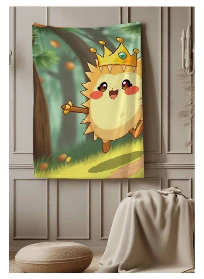 general Children's or student cartoon flannel thin blanket (warm and comfortable, suitable for sleep, games) 100cm*150cm - 1004 - Image 4