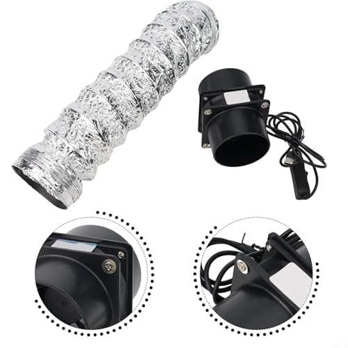 Cloudpower USB Solder Fume Extractor Fan Pipe Duct Exhuast Fan With Pipe Tube Ventilation Fan(Fan plus 1m pipe) - Image 5