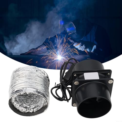 Cloudpower USB Solder Fume Extractor Fan Pipe Duct Exhuast Fan With Pipe Tube Ventilation Fan(Fan plus 1m pipe) - Image 3