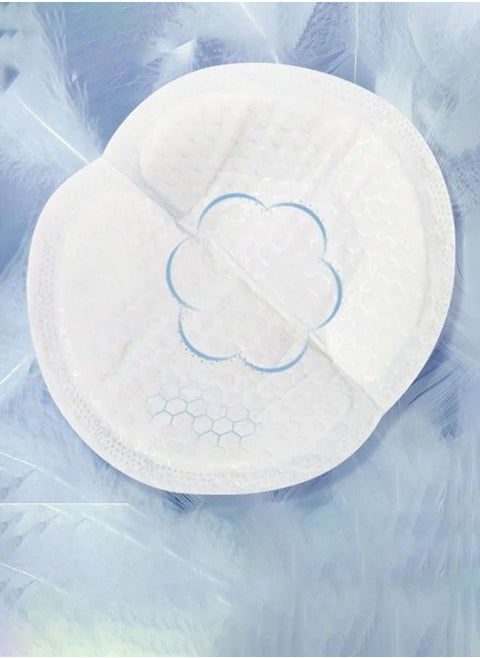 100 Count Super Soft Disposable Nursing Pads Ultra Thin & Extra Absorbent Vented Leak Proof Nipple Pad Essentials, Portable and Individually Wrapped