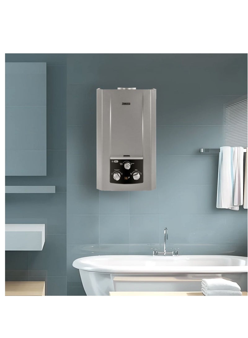 Zanussi Gas Water Heater , 10 Liter Silver - 945105571 - Image 2