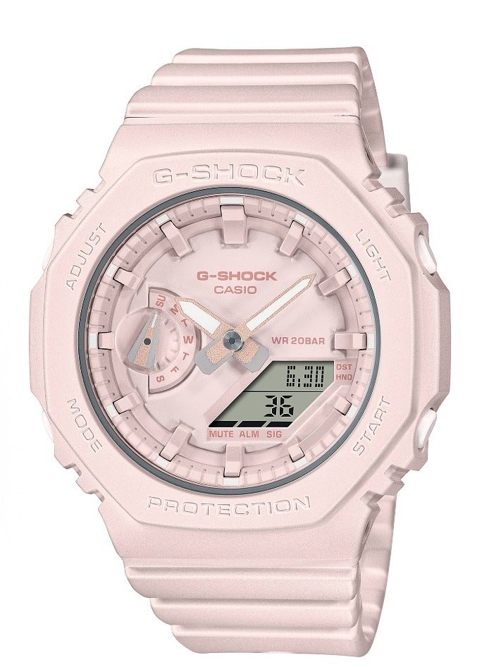 كاسيو GA-2100 مربعات الرياضية مقاومة للماء والصدمات، اللون الوردي - Image 1