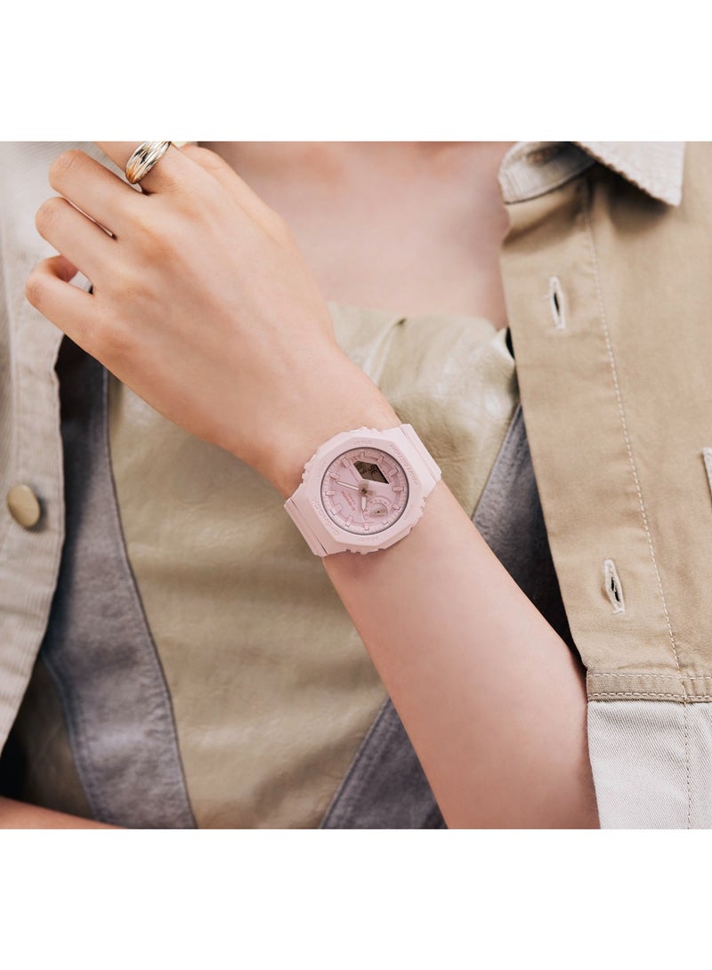 كاسيو GA-2100 مربعات الرياضية مقاومة للماء والصدمات، اللون الوردي - Image 3