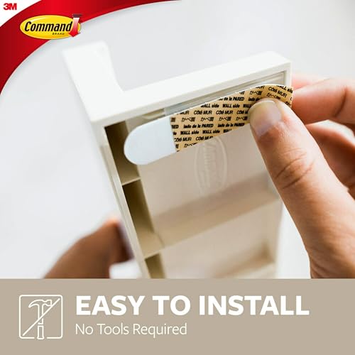 Command Picture Ledge, 21" Damage Free Hanging Floating Shelf with Adhesive Strips, Quartz, No Tools Picture Hanger for Displaying Decorations and Photographs, 1 Ledge and 10 Command Strips - Image 5