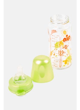 nip Printed Glass Wide Neck Feeding Bottle 240 ml, Transparent Combo  - Image 3