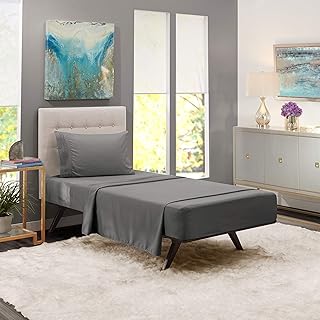 Nestl Bedding Nestl Bedding Nestl Twin Sheets Set - 3 Piece Bed Sheets for Twin Size Bed, Double Brushed Twin Size Sheets, Hotel  - Image 1