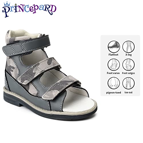 princepard Orthopedic Sandals for Kids,Toddlers Corrective Shoes with High Back and Ankle & Arch Support - Image 2