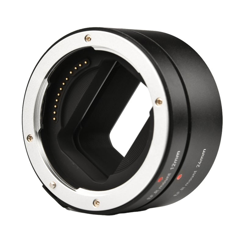 Macro Extension Tube : 12mm 24mm Black Metal Set - Auto Focus With Electric Pins For Canon R Mount Macro Photography - Image 2