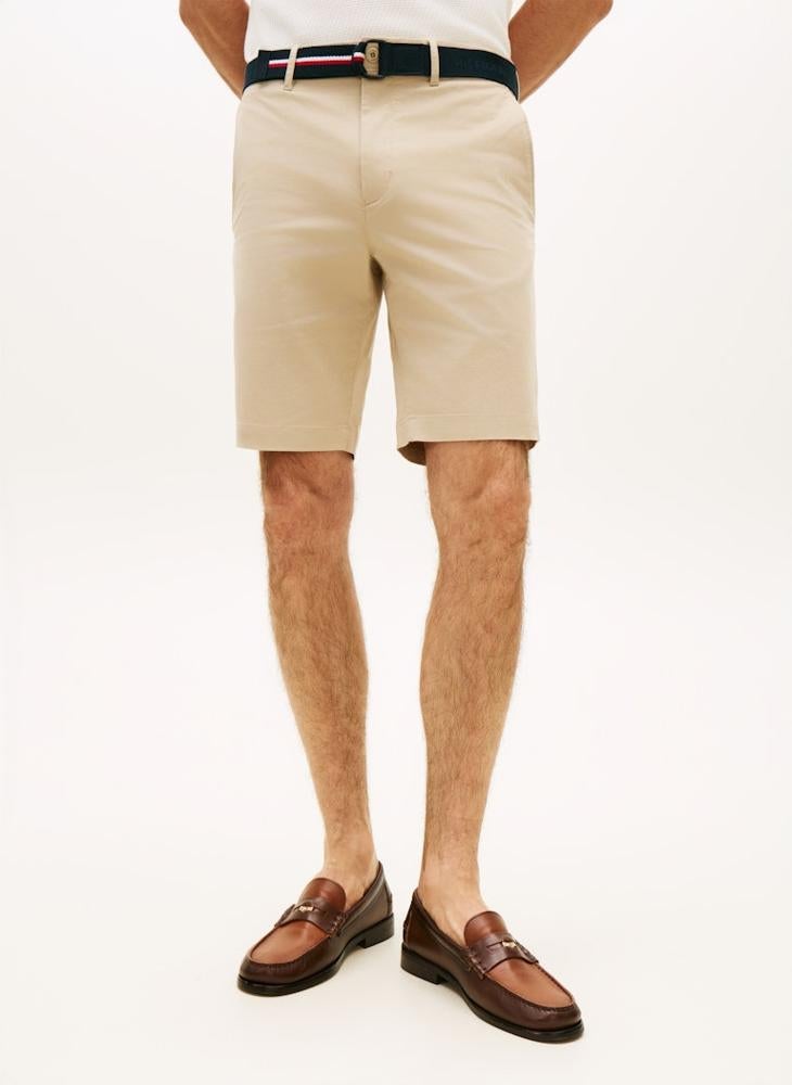 TOMMY HILFIGER Essential Regular Fit Shorts with Belt - Image 1