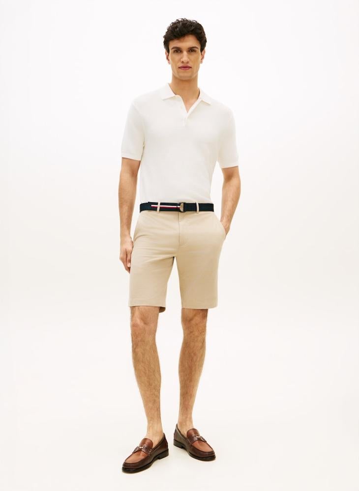 TOMMY HILFIGER Essential Regular Fit Shorts with Belt - Image 4