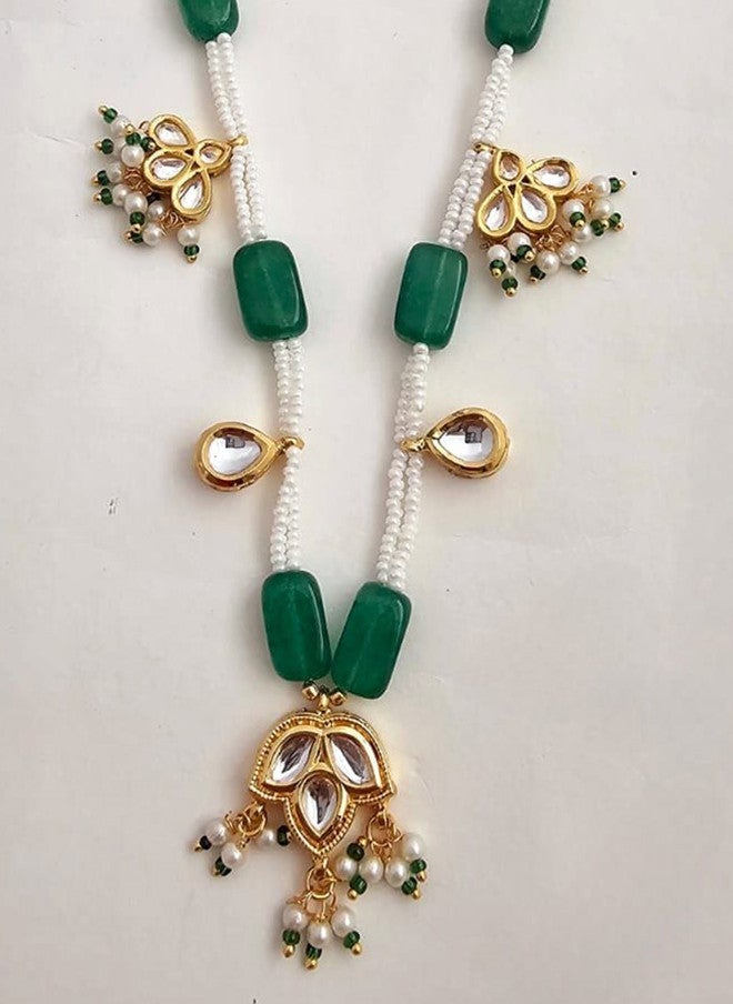 Binnis Wardrobe Kundan Studded Necklace - Image 4