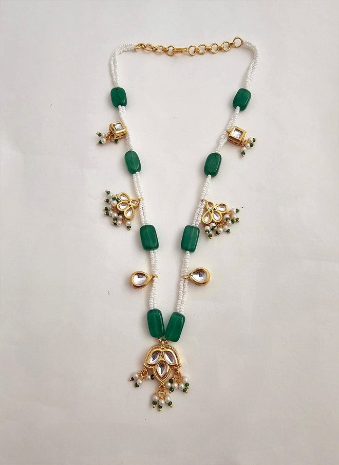 Binnis Wardrobe Kundan Studded Necklace - Image 3