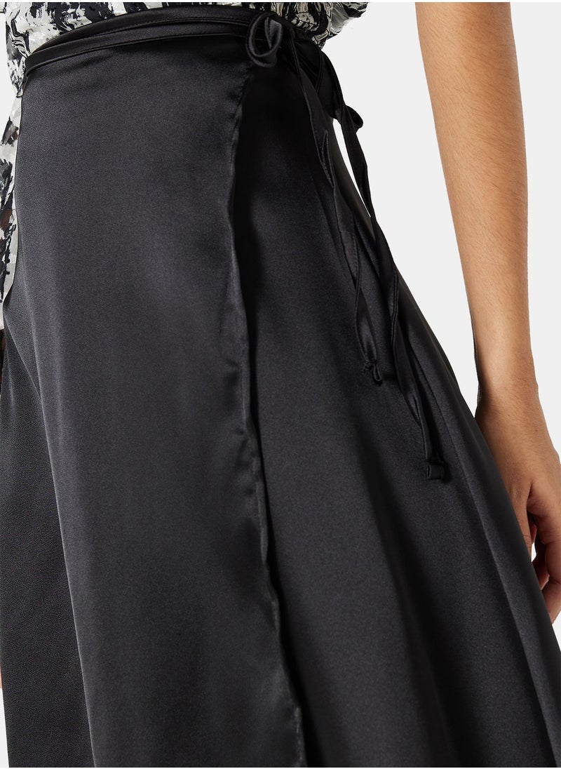 Jacqueline de Yong - Wrap Tie-Up Midi Skirt - Image 1