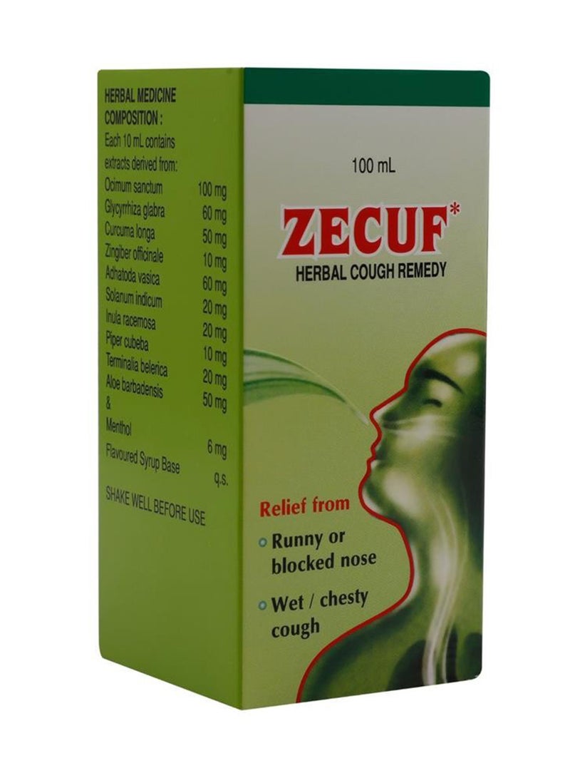 Zecuf شراب السعال الخالي من السكر 100 مل - Image 3