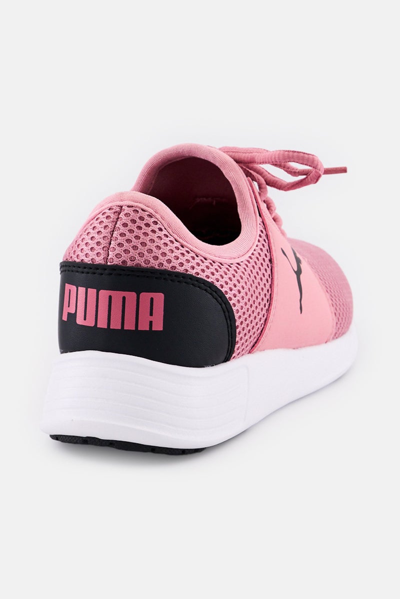 PUMA Women Lace Up Running Shoes, Pink - Image 3