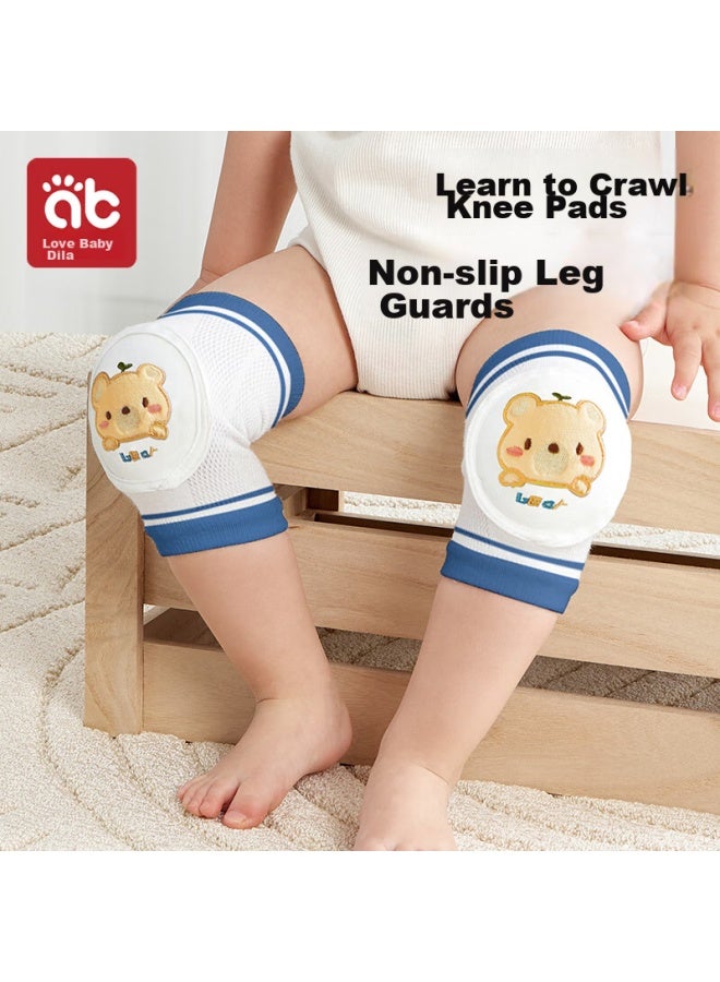 Aibedila Baby Knee Pads, Breathable Crawling Protectors, Children's Anti-fall Walking Knee Pads, Crawling Protection Pads - Image 5