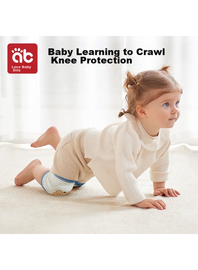 Aibedila Baby Knee Pads, Breathable Crawling Protectors, Children's Anti-fall Walking Knee Pads, Crawling Protection Pads - Image 2