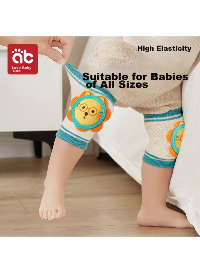 Aibedila Baby Knee Pads, Breathable Crawling Protectors, Children's Anti-fall Walking Knee Pads, Crawling Protection Pads - Image 4