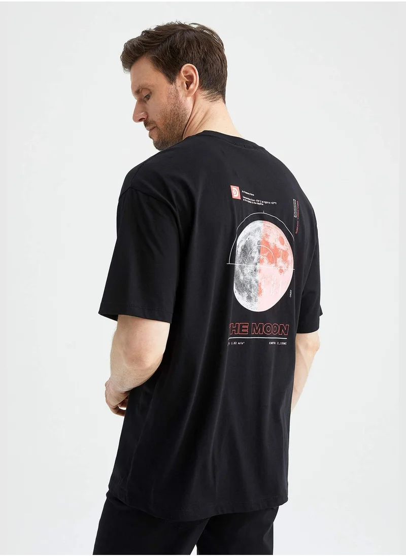 DeFacto Oversized Discovery Channel Print T-Shirt