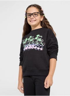 Disney Mickey Mouse Graphic Sweat Shirt  - Image 1