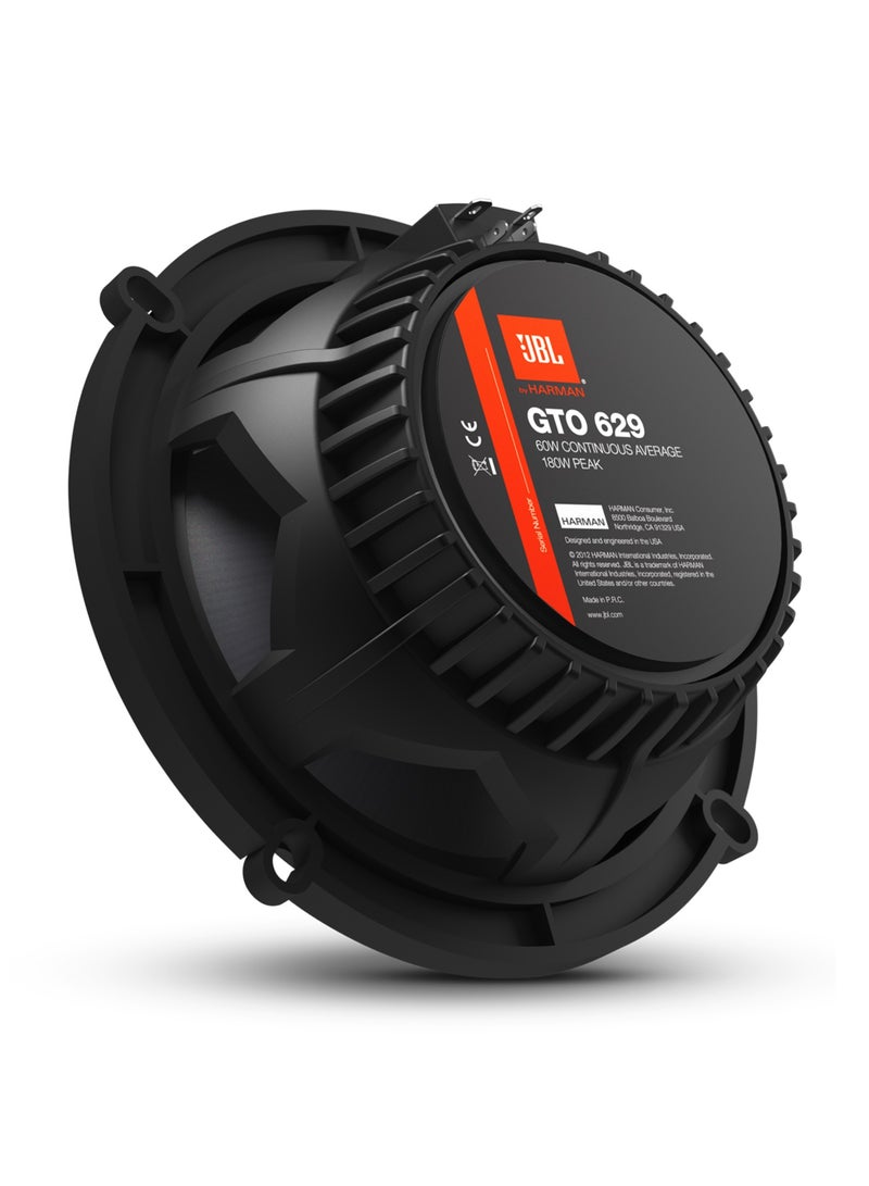 JBL JBL GTO629 6.5" 2-Way Coaxial Car Speakers – Nominal Power 5W-125W, Peak Power 180W  - Image 3