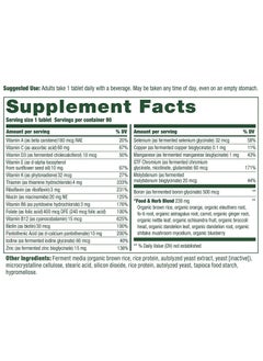 MegaFood MegaFood Men's One Daily - Multivitamin Immune Support - Muscle Health Bone Health - Energy Metabolism Dietary Supplement 90 Teablets / 90 Servings  - Image 2