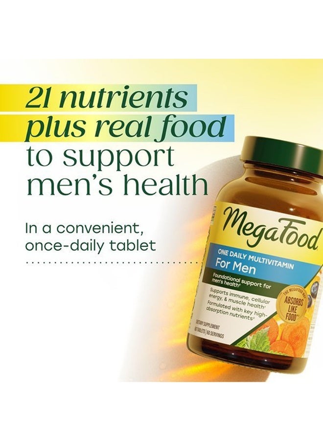 MegaFood مكمل غذائي يومي للرجال - دعم المناعة - صحة العضلات وصحة العظام - 90 قرص | 90 حصة - Image 4