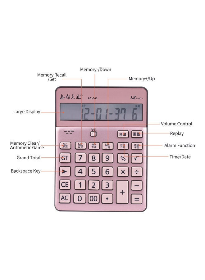 Electronic Calculator Pink - Image 5