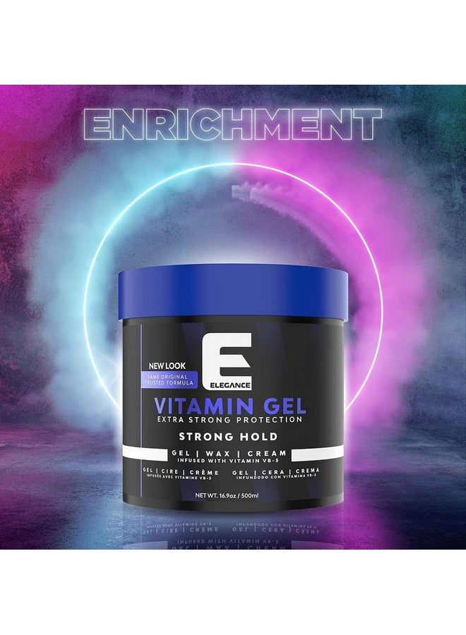 إي إليجانس جل فيتامين إليجانس، 16.9 أونصة، غني بفيتامين برو-VB-5، جل تثبيت قوي، حماية قصوى للشعر ولمعان طبيعي يدوم طويلاً - Image 5