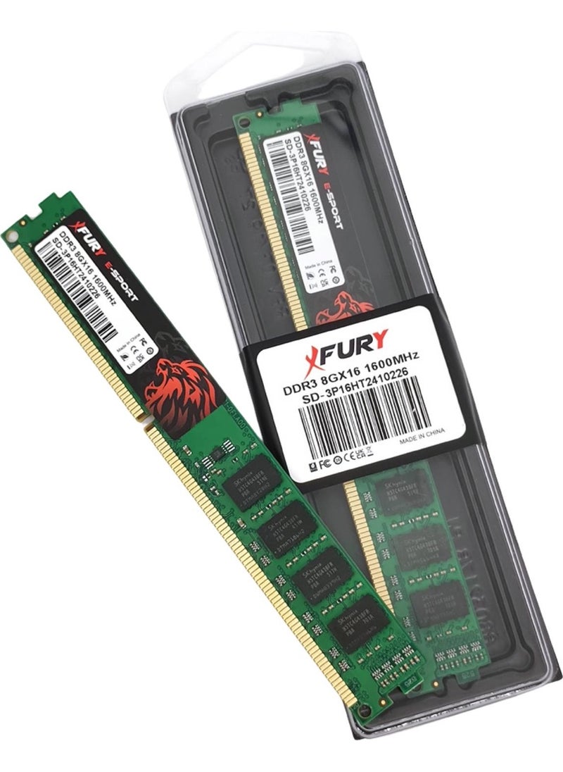 Fury E-Sport Ddr3 8gb 1600MHZ Desktop RAM Memory  - Image 2