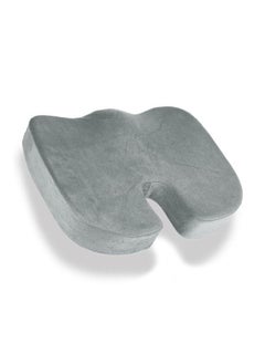 LEDIN Orthopedic Gel Foam Seat Cushion Tailbone,Support for All-Day Sitting and Back Pain Relief grey  - Image 1