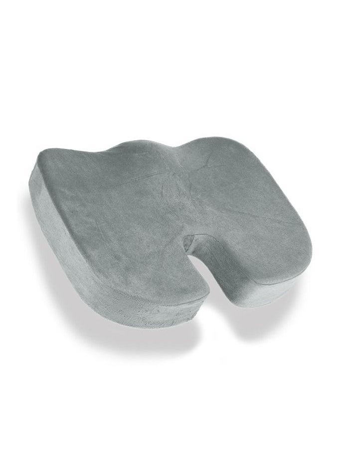 LEDIN Orthopedic Gel Foam Seat Cushion Tailbone,Support for All-Day Sitting and Back Pain Relief grey  - Image 1