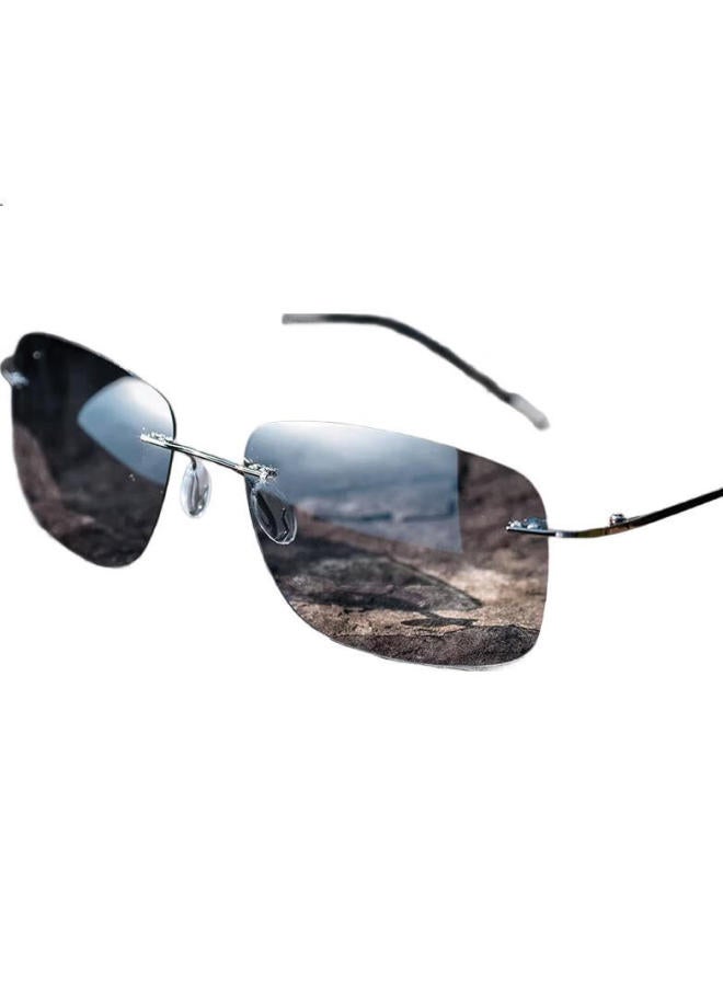 Gabelli Jiaboli Frameless Photochromic Polarized Ultra-Light Sunglasses For Men, Driving Fishing Uv Protection Night Vision Glasses - Image 3