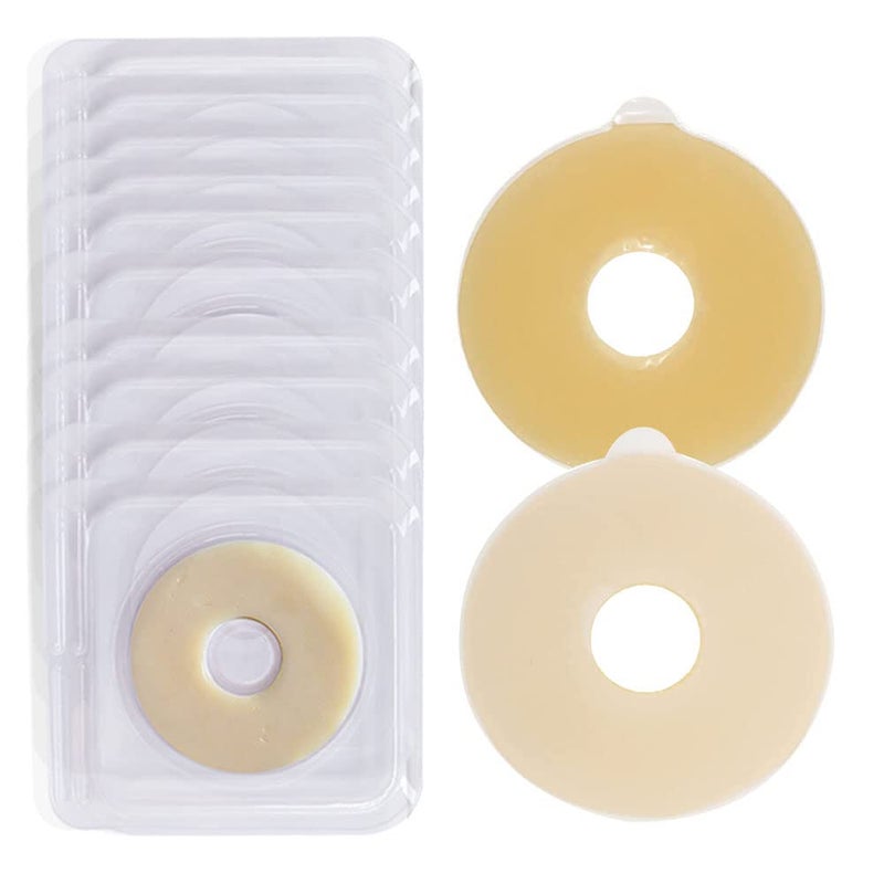 YEYSXSY Ostomy Barrier Rings No Leaking Barrier Extenders for Colostomy Bags Pack of 20
