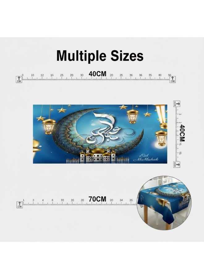 Y&D 40-70CM Ramadan Mubarak Eid Decoration Kitchen Restaurant Meal Waterproof Anti Fouling Tablecloth - Image 4