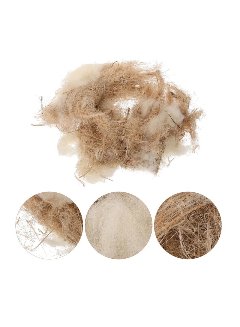 SYOSI مواد تعشيش طبيعية مختلطة للطيور، مواد تعشيش للبادجي، الببغاء، الفينش، الكناري، وطيور أخرى 40غ/1.4 أونصة - Image 4